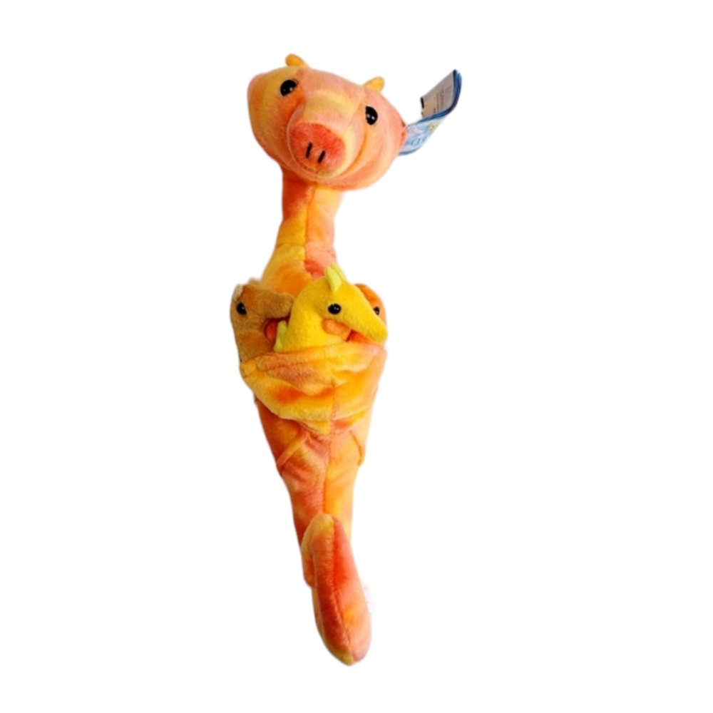 Wild Republic Sea Horse Dad with Babies Stuffed Plush